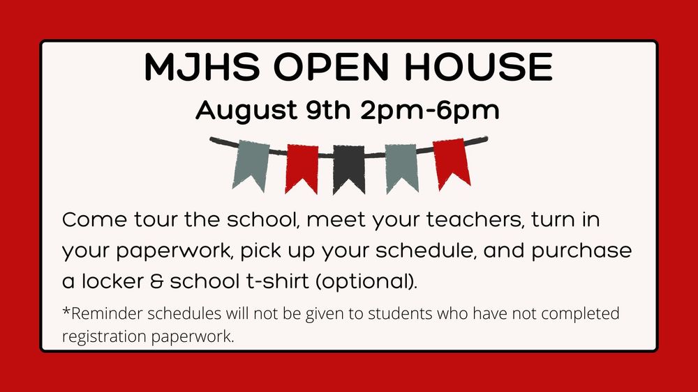 MJHS Open House