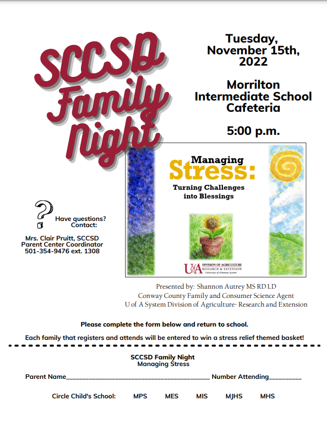 SCCSD Family Night form