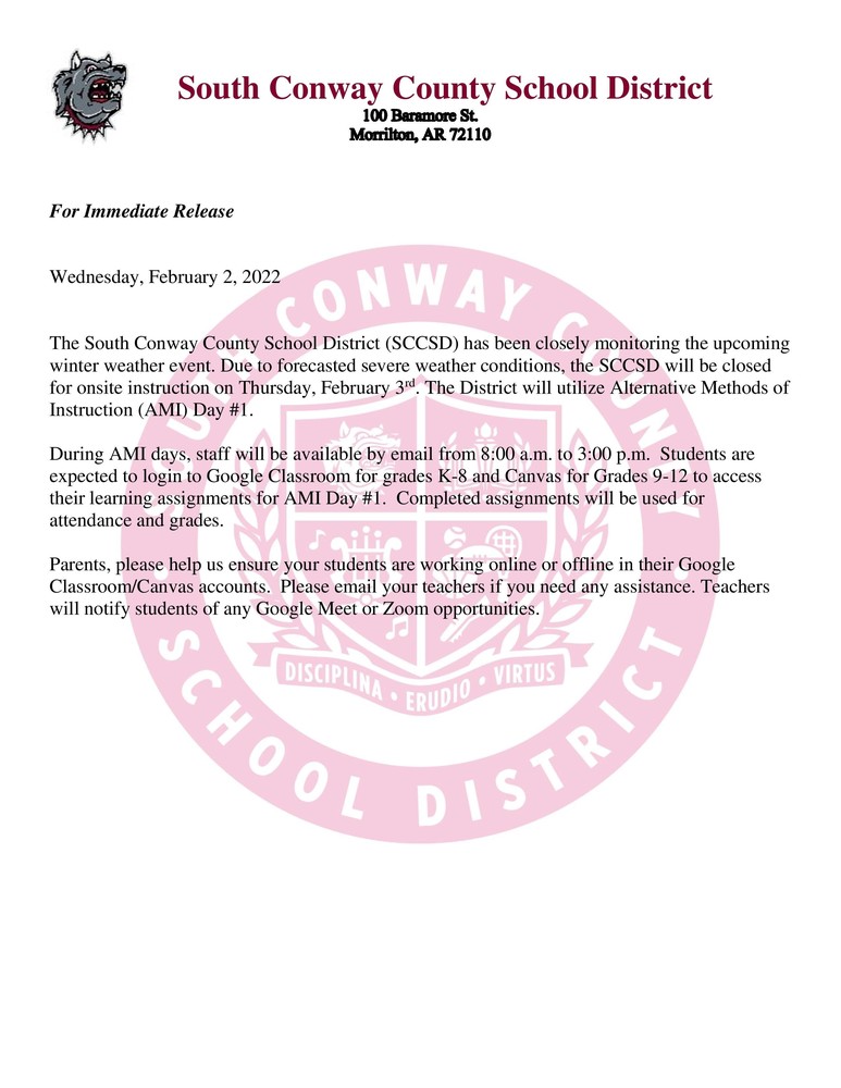 Inclement Weather